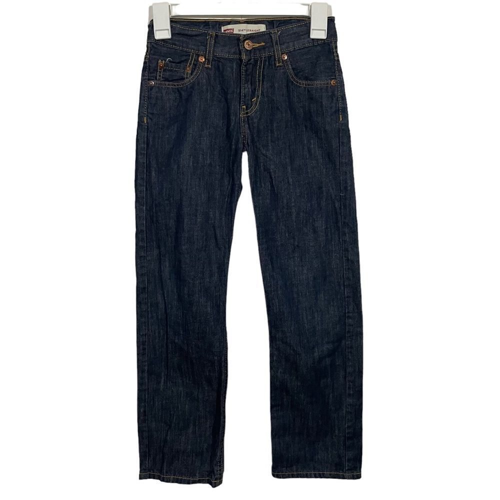 Levi’s 514 Dark Wash Straight Leg Jeans